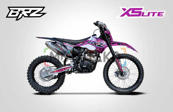 Мотоцикл кроссовый / эндуро BRZ (БРЗ) X5 Lite 250 19/16 Purple/Black | Мототека