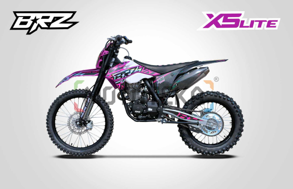Мотоцикл кроссовый / эндуро BRZ (БРЗ) X5 Lite 250 19/16 Purple/Black | Мототека